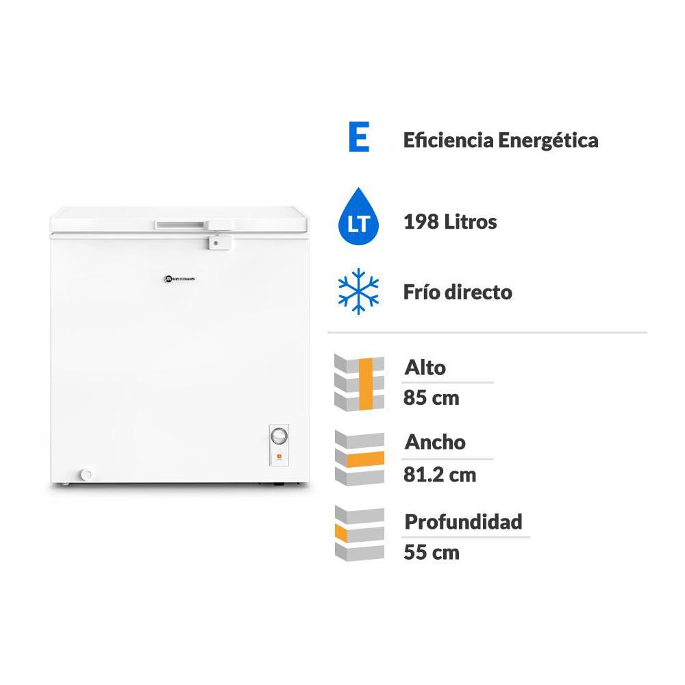 Freezer Horizontal Mademsa M200D / Fr&iacute;o Directo / 198 Litros / E image number 1.0